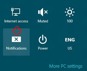 How to disable Windows 8 toast notifications? windows 8 notifications