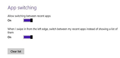 switch between applications windows 8