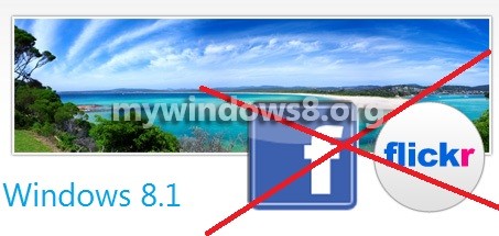 Microsoft discontinued Flickr and Facebook Photo Integration in Windows 8.1 Microsoft dropped flicker and facebook photo integration
