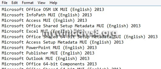 How to get a list of Software Installed on your Windows 8.1 PC with a Single Command? Get a List of Software Installed on your Windows 8.1 PC