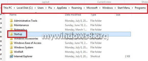 Where is The Startup Folder On Windows 8.1 and how to add New Items to it? Startup Folder On Windows 8.1 and how to add New Items to it