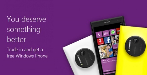 Microsoft’s offer to exchange your iPhone 4, 4s, or Galaxy S2 with new Lumia 1020 or 1520 Microsoft's offer to exchange your iPhone 4, 4s, or Galaxy S2 with new Lumia 1020 or 1520