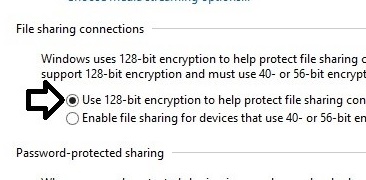 How to Change File Sharing Connections Encryption Settings in Windows 8 / Windows 8.1? Change the File Sharing Connections Encryption Settings in Windows 8 / Windows 8.1