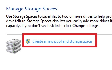 How to Create a New Pool and Storage Space in Windows 8.1? Create a New Pool and Storage Space in Windows 8.1