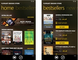 Flipkart eBooks for Windows Phones updated Flipkart eBooks for Windows Phones