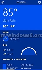 Atmosphere Weather: Excellent weather forecasting app for Windows Phone 8 and Windows 8 Atmosphere Weather