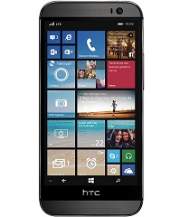 HTC One Windows Phone front and back view shown in high resolution HTC ONE W8
