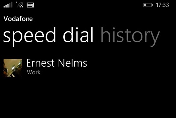 How to use speed dial on Windows Phone 8.1? Add Speed Dial Windows Phone 8.1