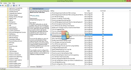 Enable or Disable Users to Turn On and Off Enterprise Mode in Internet Explorer 11 IE 11 enterprise mode