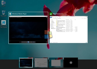 How to create multiple desktops with Task View in Windows 10? Virtual Desktop in Windows 10 Technical Preview