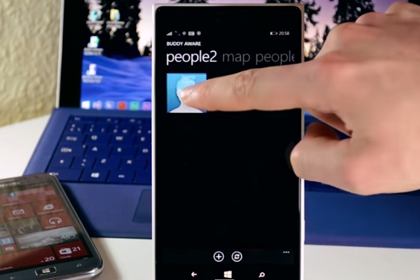 People Sense App for Windows phone- shown in leaked video People Sense App for Windows phone- shown in leaked video