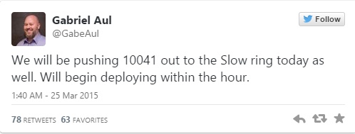 Windows 10 Technical Preview Build 10041 heads for a slow ring Windows 10 Technical Preview Build 10041 heads for a slow ring