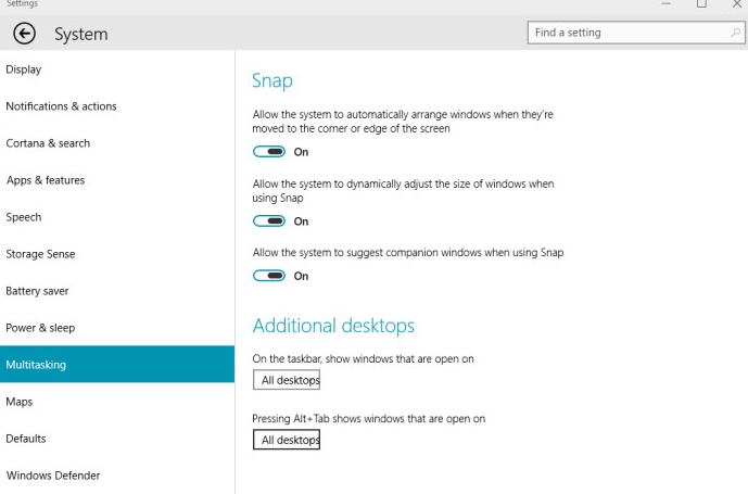Windows 10 leaked screenshots show Task View with couple power-user features Windows 10 leaked screenshots show Task View with couple power-user features