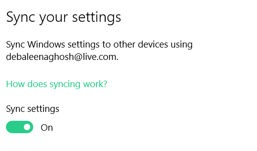 How to sync settings in Windows 10? How to sync settings in Windows 10