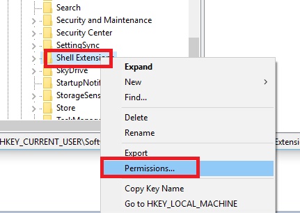 windows 10 registry permissions reset windows 10 registry permissions reset