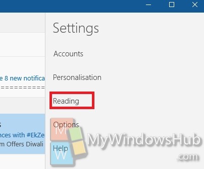 How to Customize the Reading Menu of Mail app in Windows 10? How to Customize the Reading Menu of Mail app in Windows 10