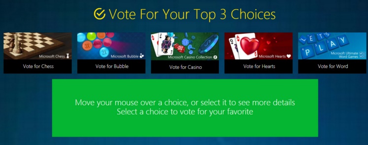 You can now suggest games that Microsoft should develop next You can now suggest games that Microsoft should develop next
