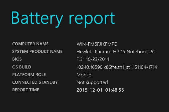 How to Generate Report of Battery Usage in Windows 10? How to Generate Report of Battery Usage in Windows 10?
