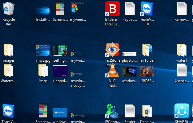How to Change Desktop Icon Spacing in Windows 10?