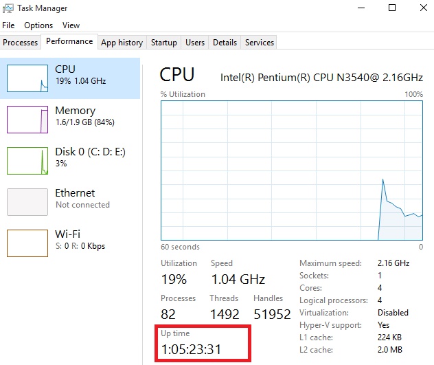 How to Find System Uptime in Windows 10? How to Find System Uptime in Windows 10?