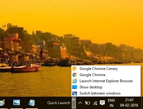 Quick Launch Add Quick Launch Toolbar In Windows 10 Youtube