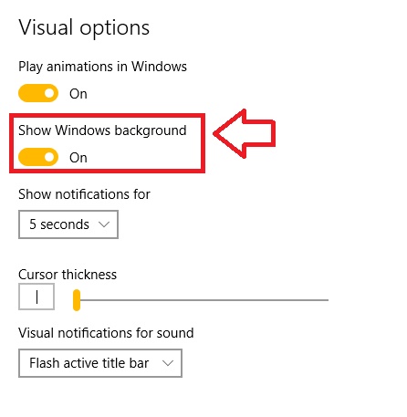 How to turn off Windows Background in Windows 10 Build 1511? How to turn off Windows Background in Windows 10 Build 1511?