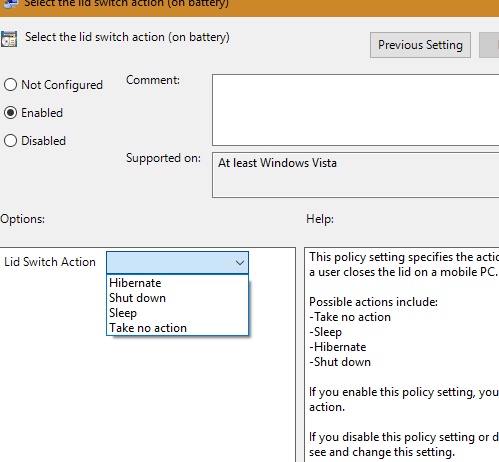 How to Customize the action that Windows takes when a user closes the lid on a mobile PC? How to Customize the action that Windows takes when a user closes the lid on a mobile PC?