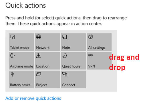 How to Rearrange Action Center Quick Actions in Windows 10? How to Rearrange Action Center Quick Actions in Windows 10?