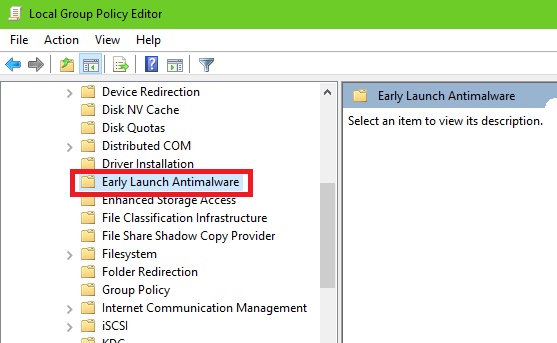 How to Manage Anti-Malware Boot Start Driver Initialization Policy in Windows 10? How to Manage Anti-Malware Boot Start Driver Initialization Policy in Windows 10?