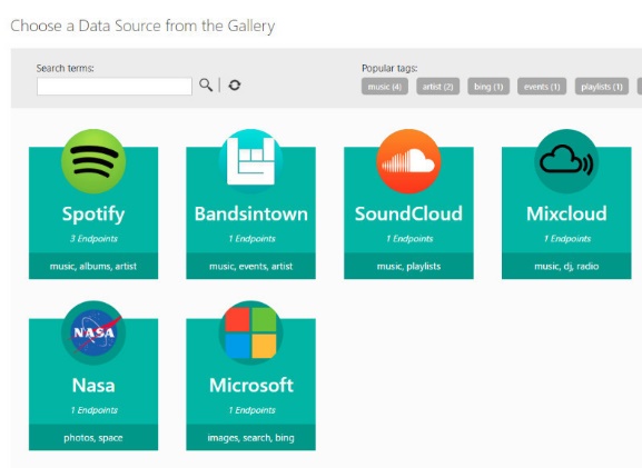 Microsoft incorporating an API gallery in the Windows App Studio July update Microsoft incorporating an API gallery in the Windows App Studio July update