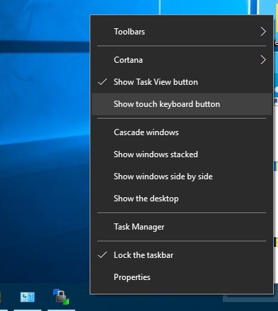 How to Hide or Show Touchpad Button on Taskbar in Windows 10?