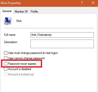 How To Enable Password Expiration In Windows 10?