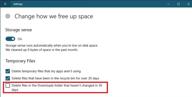 How To Automatically Delete Files From The Downloads Folder In Windows 10?