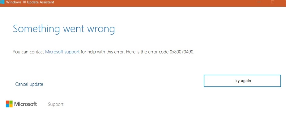 How to Update Windows 10 To Version 1703 Creators Update? Something went wrong