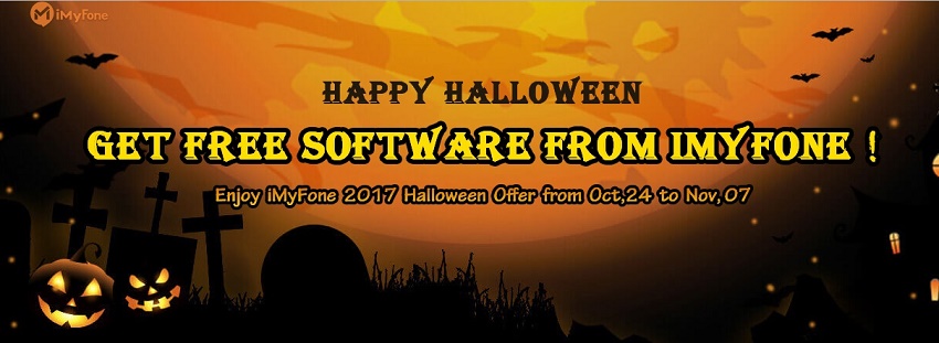 Halloween 2017 Free License and Special Offers on iMyFone Products- Hurry Up!
