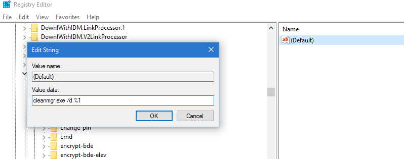 How to add Disk Cleanup to the Right-Click Menu for a Drive in Windows 10?