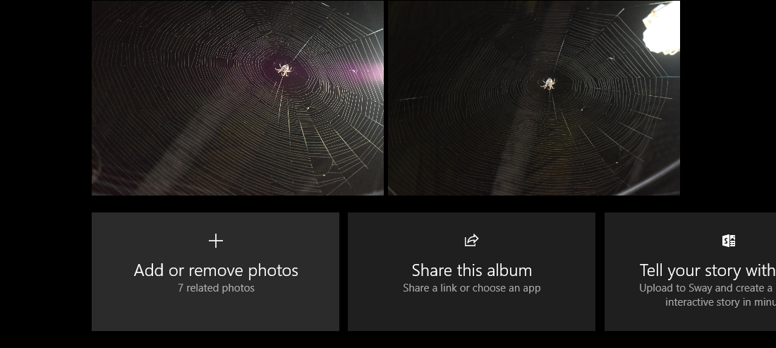 How To Add or Remove a Photo From an Album for Sway in Photos App on Windows 10?