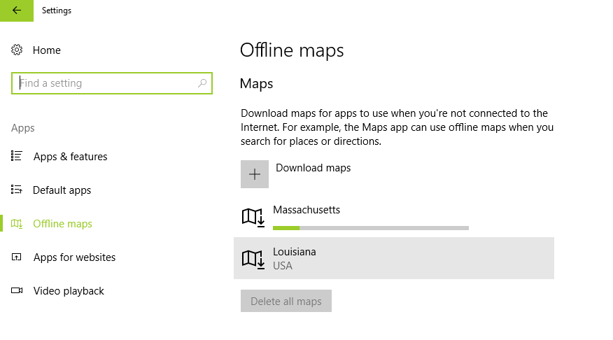 How To Move Offline Maps From One Drive To Another On Windows 10?
