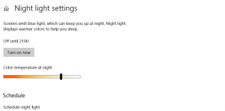 How To Customize Or Schedule Night Light On Windows 10?