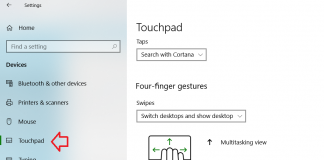 How To Customize Four Finger Gestures On Windows 10? four finger swipe
