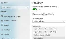 How To Choose Autoplay Defaults For Your Devices on Windows 10? autoplay