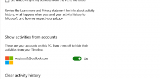 How To Hide A Microsoft Account’s Activities From Your Timeline? privacy