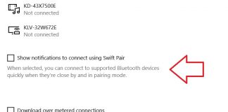 How To Enable Notifications To Connect To Bluetooth Using Swift Pair swift pair