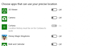 How To Choose Your Windows 10 Apps That Can Use Precise Location? location history