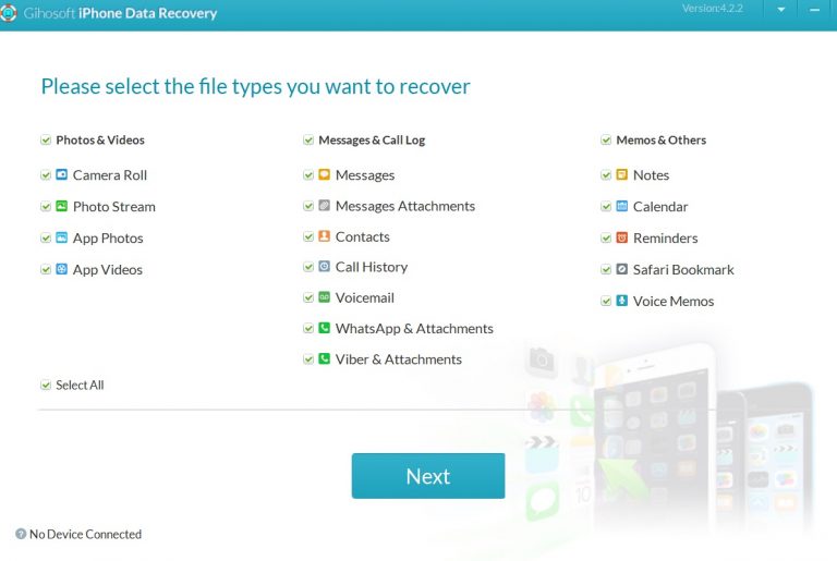 gihosoft iphone data recovery serial