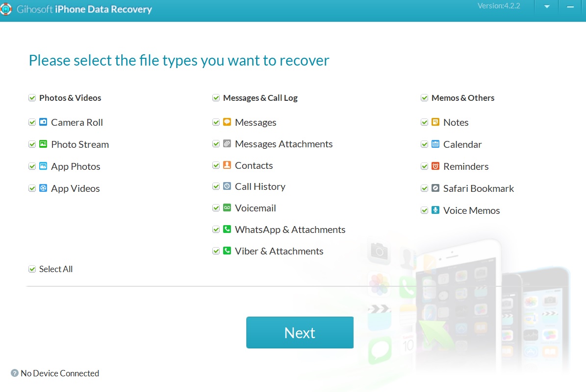 gihosoft iphone data recovery family edition