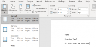 How To Change Margins In An MS Word Document? margin in MS word
