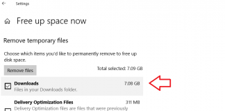 How To Clean Up Downloads Folder On Windows 10? storage-clean-downloads