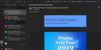 Windows 10 Mail and Calendar Dark Mode Get Improvements windows 10 Mail app dark mode