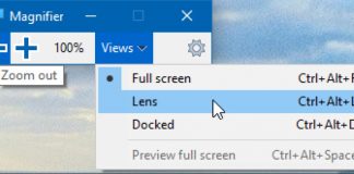 A Complete List Of Magnifier Keyboard Shortcuts in Windows 10 magnifier